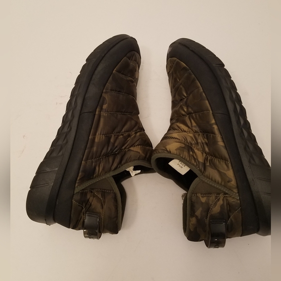 Aldo Men's Pufferlounge Loafers Green Camouflage Size 13 Faux Fur Lined - Picture 10 of 16